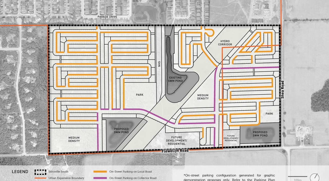 Construction site plan for project from page 33 of the file '2025-04-25 - South Urban Design Brief - D01-01-24-0024'