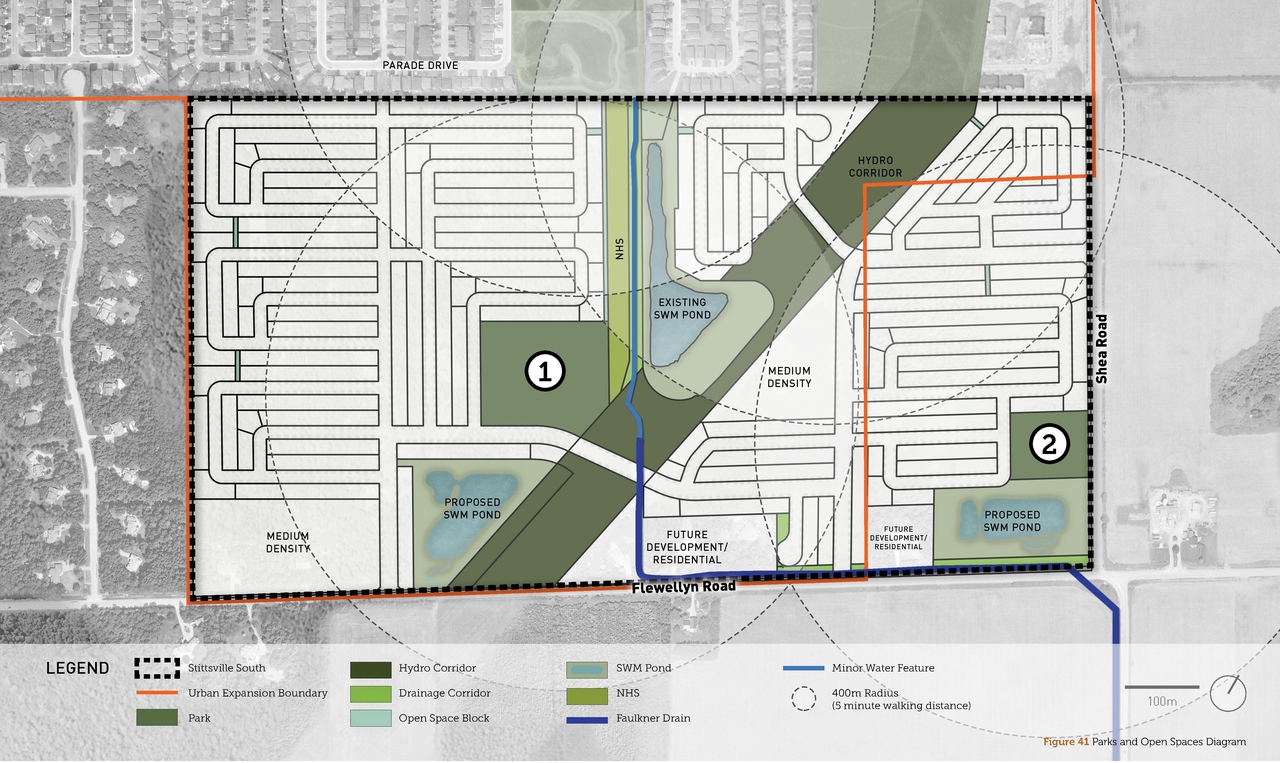 Construction site plan for project from page 43 of the file '2025-04-25 - South Urban Design Brief - D01-01-24-0024'
