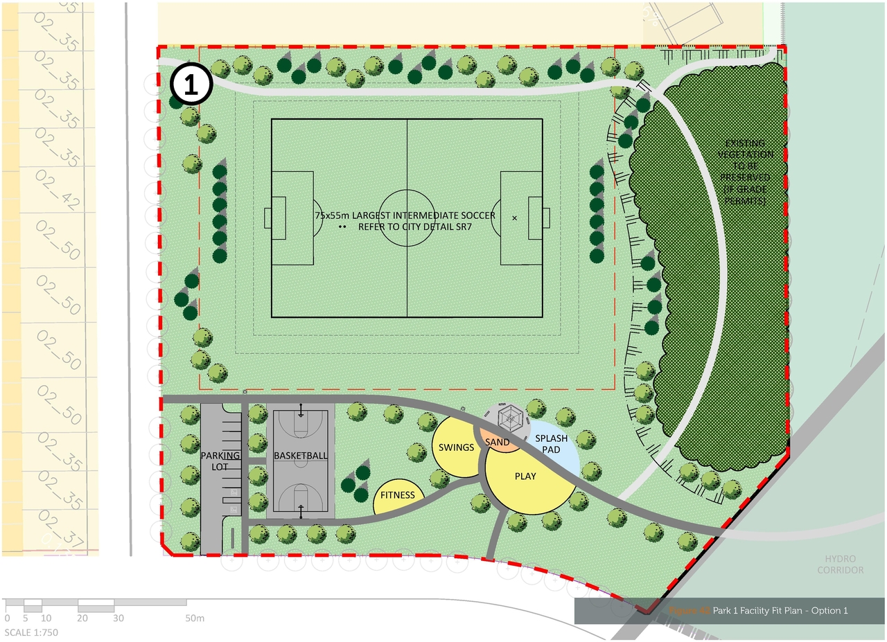 Construction site plan for project from page 44 of the file '2025-04-25 - South Urban Design Brief - D01-01-24-0024'