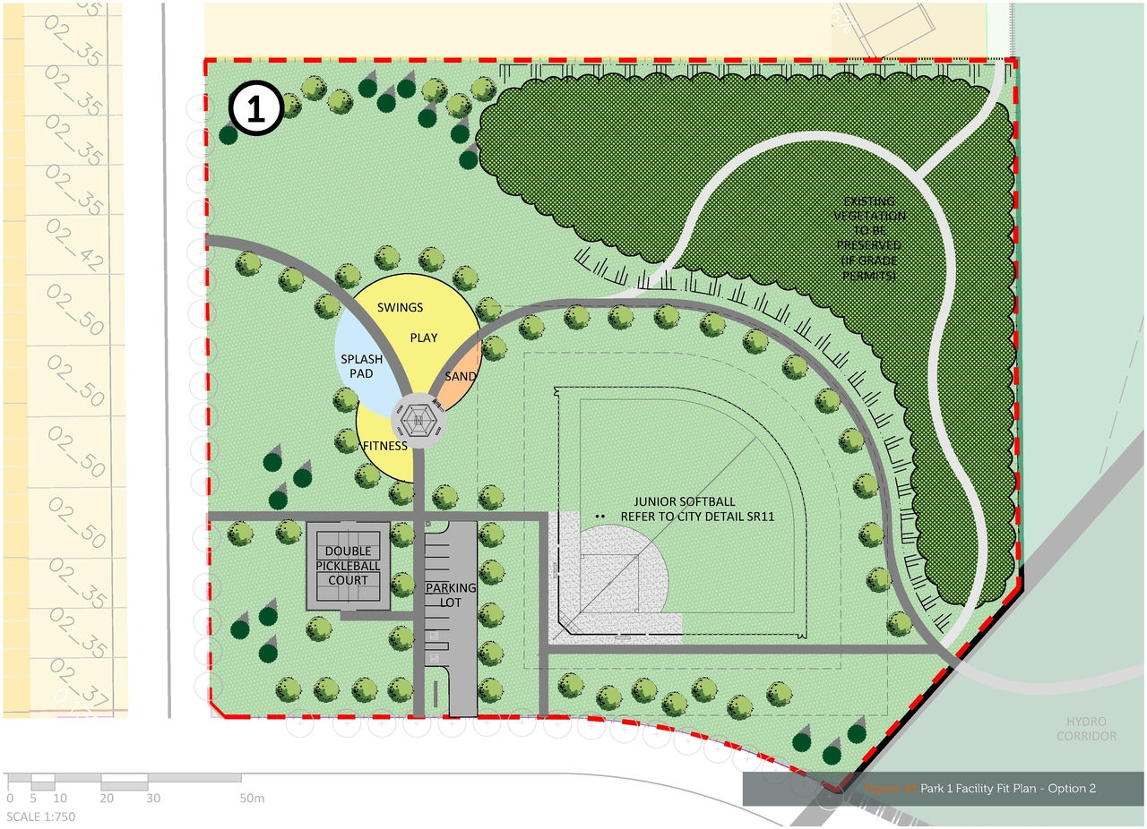 Construction site plan for project from page 45 of the file '2025-04-25 - South Urban Design Brief - D01-01-24-0024'