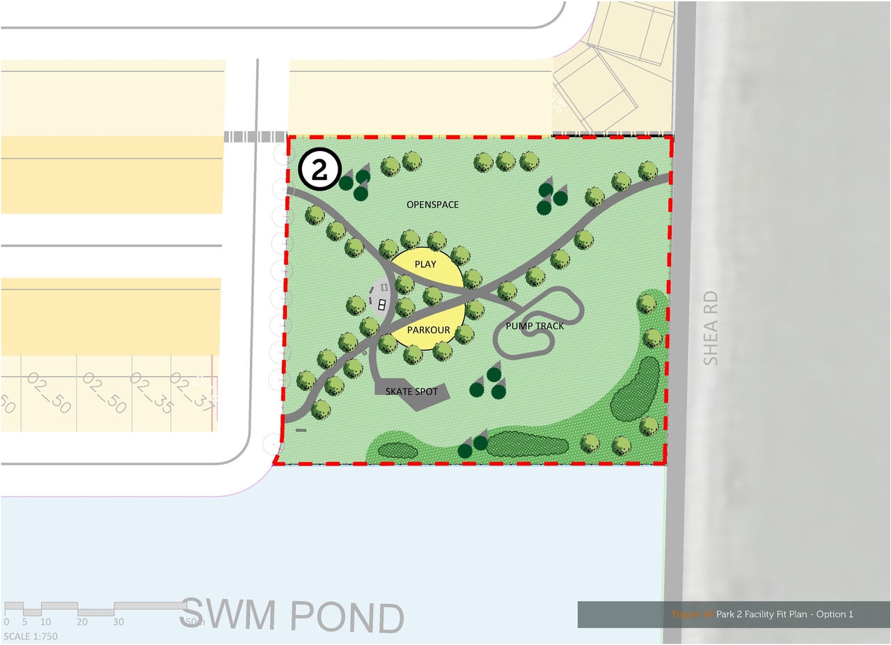 Construction site plan for project from page 46 of the file '2025-04-25 - South Urban Design Brief - D01-01-24-0024'