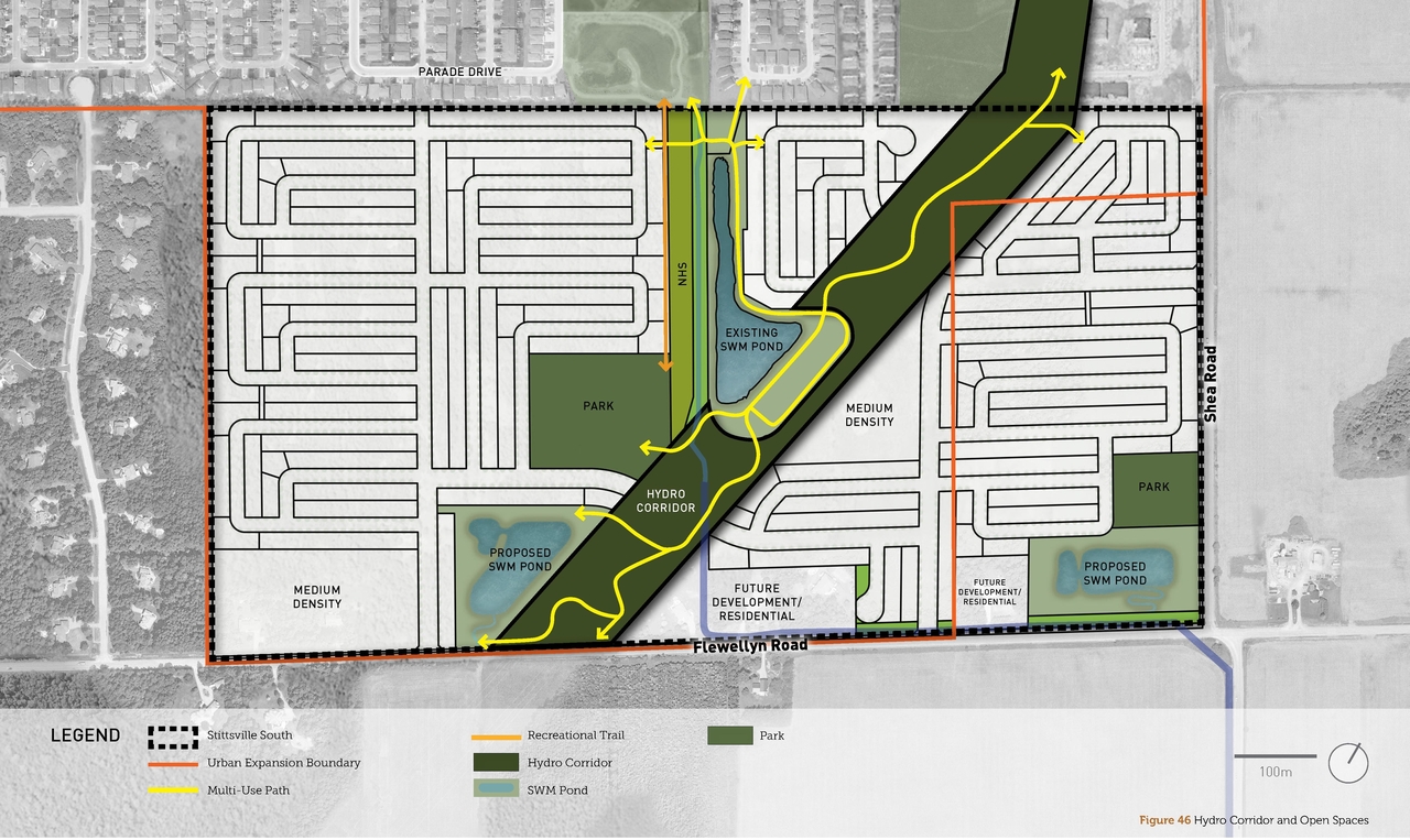Construction site plan for project from page 49 of the file '2025-04-25 - South Urban Design Brief - D01-01-24-0024'