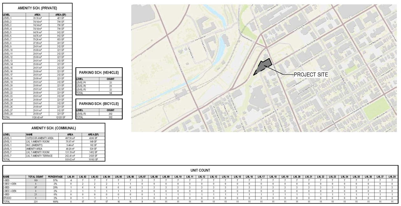 Construction site plan for project from page 5 of the file '2024-12-18 - Urban Design Brief - D01-01-24-0026'