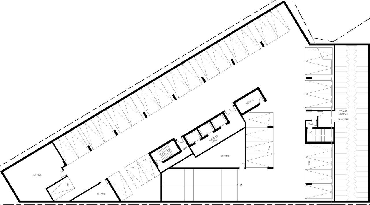 Floor plan for project from page 23 of the file '2024-12-18 - Urban Design Brief - D01-01-24-0026'