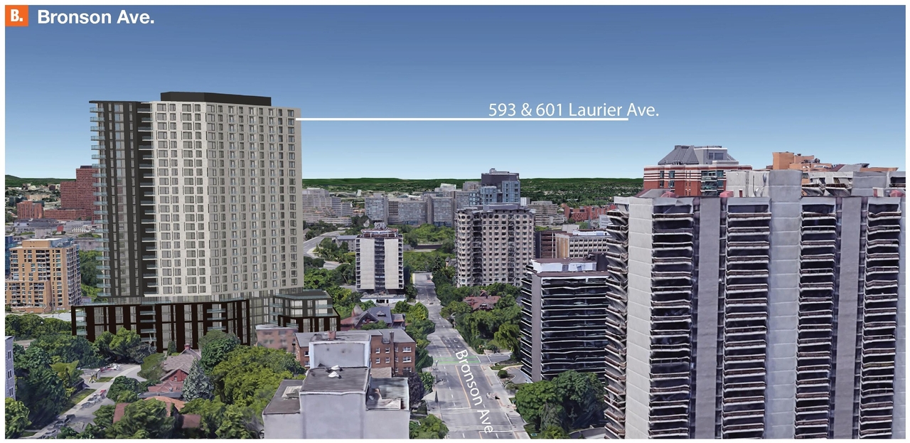 Rendering of building from page 9 of the file '2025-11-26 - UDRP Report - D01-01-24-0026'