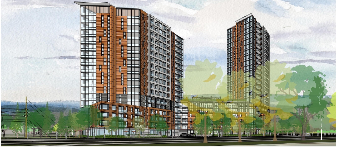 Rendering of building from page 4 of the file '2025-03-20 - UDRP Report - D01-01-24-0028'
