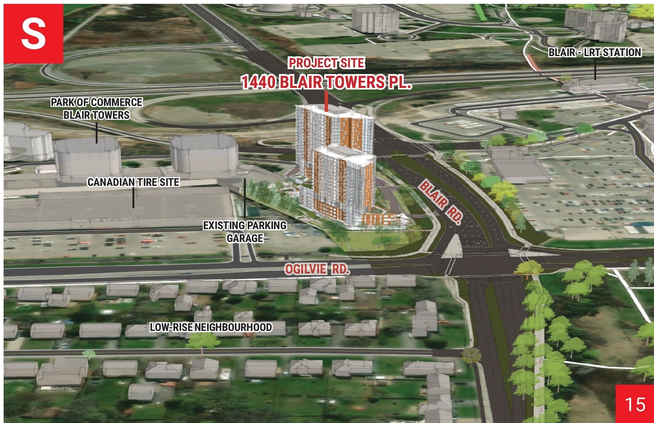 Construction site plan for project from page 15 of the file '2025-03-20 - UDRP Report - D01-01-24-0028'