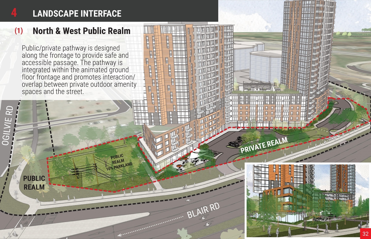 Construction site plan for project from page 32 of the file '2025-03-20 - UDRP Report - D01-01-24-0028'