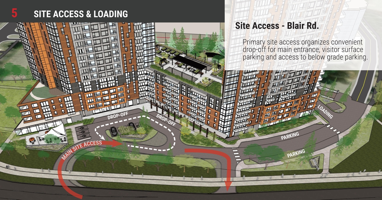 Construction site plan for project from page 35 of the file '2025-03-20 - UDRP Report - D01-01-24-0028'
