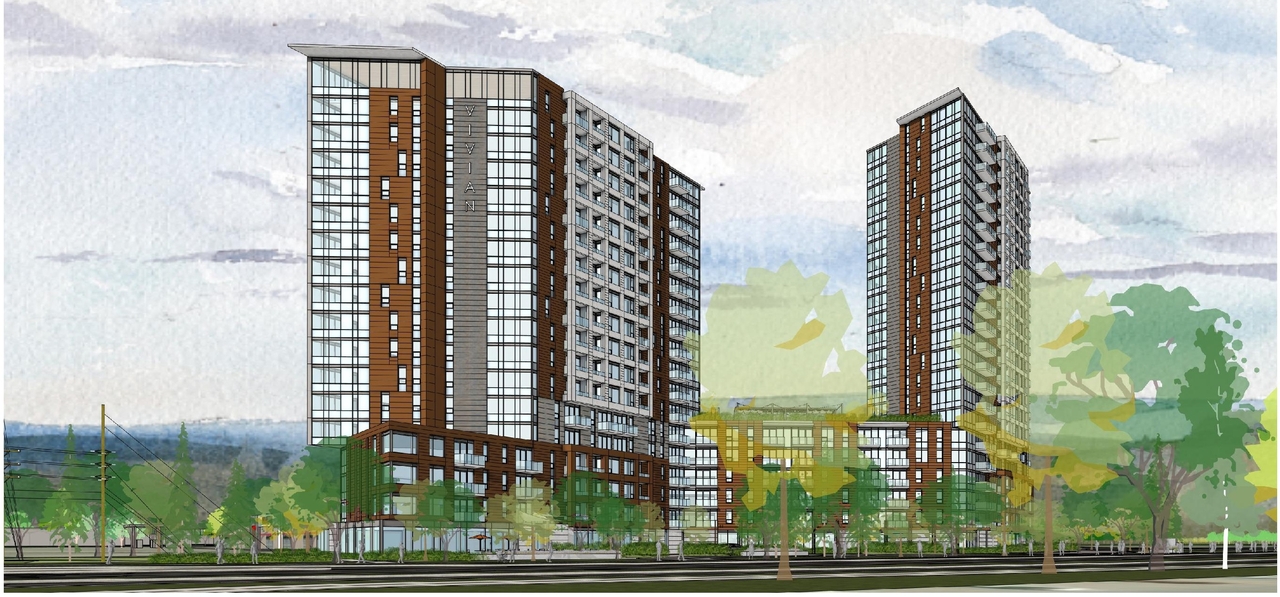 Rendering of building from page 4 of the file '2025-03-20 - Urban Design Brief - D01-01-24-0028'