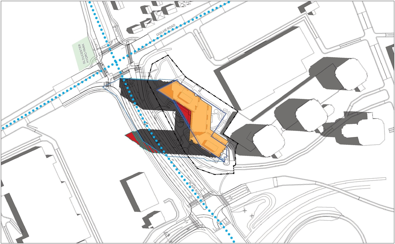 Construction site plan for project from page 64 of the file '2025-03-20 - Urban Design Brief - D01-01-24-0028'