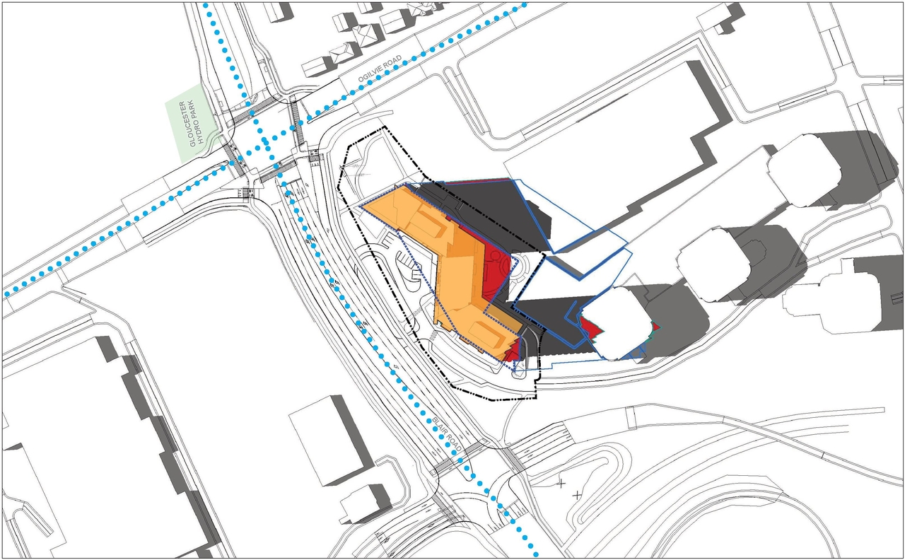 Construction site plan for project from page 72 of the file '2025-03-20 - Urban Design Brief - D01-01-24-0028'