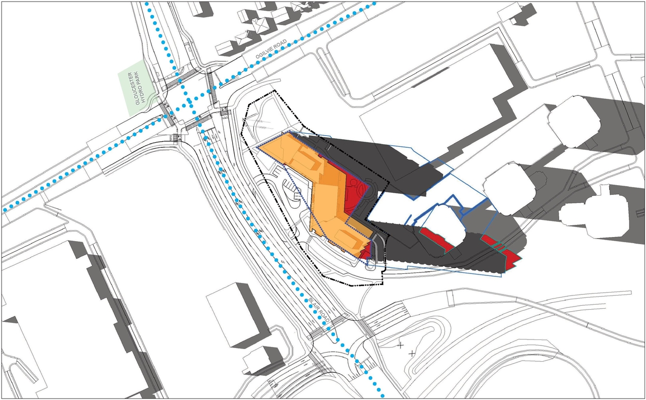 Construction site plan for project from page 73 of the file '2025-03-20 - Urban Design Brief - D01-01-24-0028'