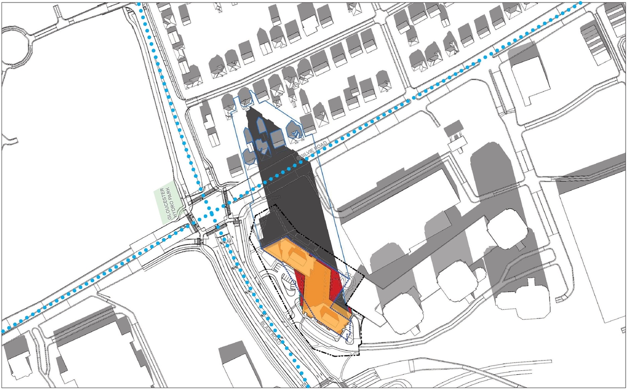 Construction site plan for project from page 89 of the file '2025-03-20 - Urban Design Brief - D01-01-24-0028'