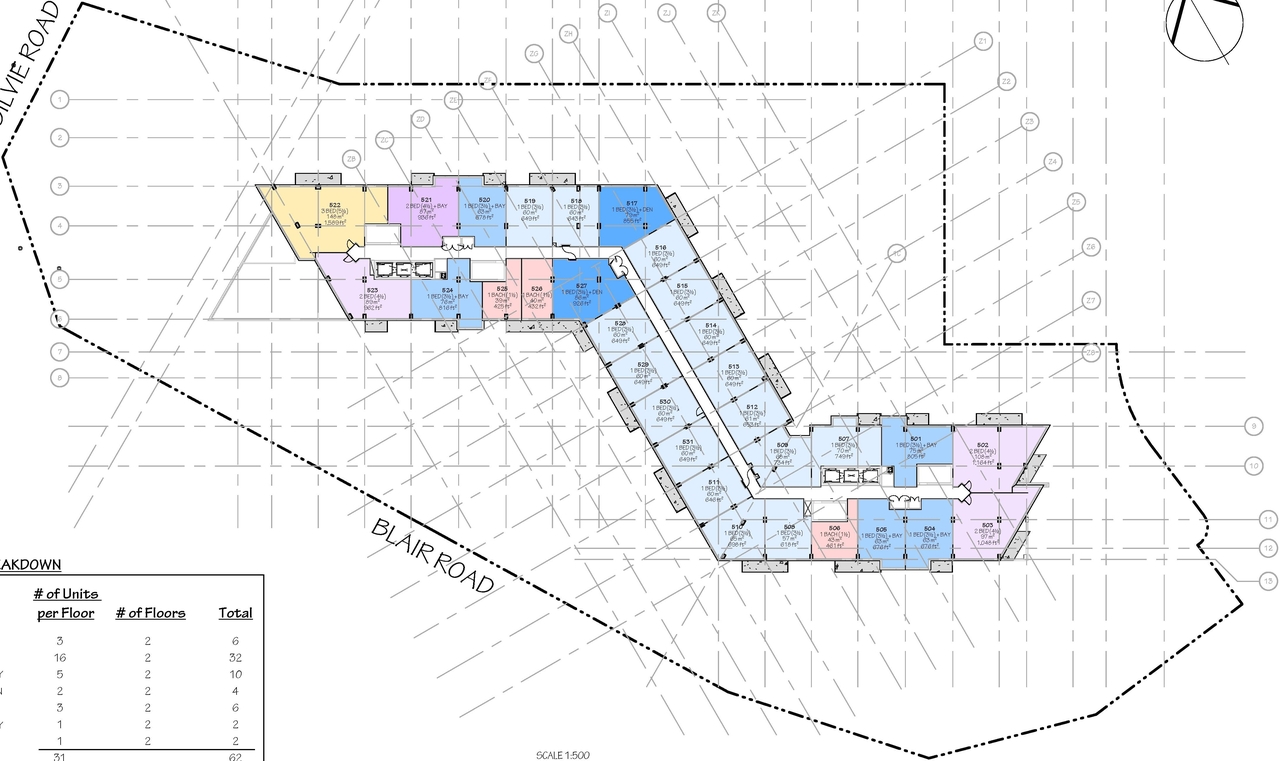 Construction site plan for project from page 49 of the file '2024-12-23 - UDRP Report - D01-01-24-0028'