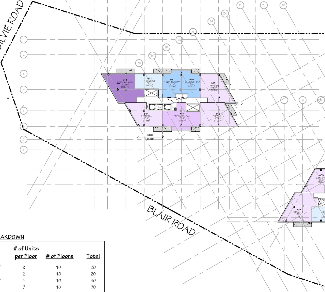 Construction site plan for project from page 51 of the file '2024-12-23 - UDRP Report - D01-01-24-0028'