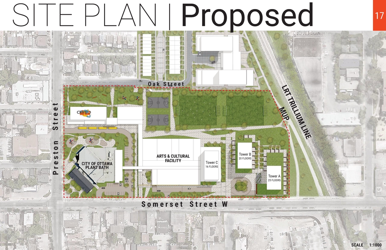 Construction site plan for project from page 21 of the file '2025-03-05 - Urban Design Review Panel Report - D01-01-25-0008'