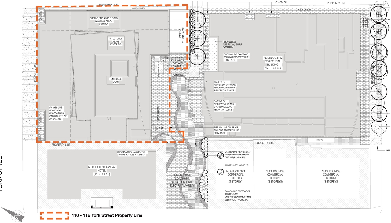 Construction site plan for project from page 37 of the file '2025-08-05 - UDRP Report - D01-01-25-0009'