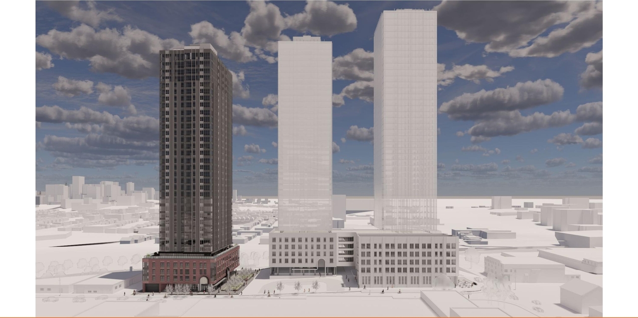 Rendering of building from page 1 of the file '2025-10-22 - Renderings - D01-01-25-0019'