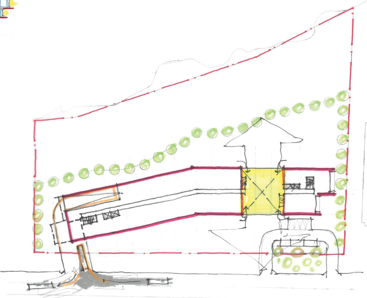 Construction site plan for project from page 13 of the file '2025-12-19 - Architectural & Urban Design Brief - D01-01-25-0026 & D02-02-25-0099'