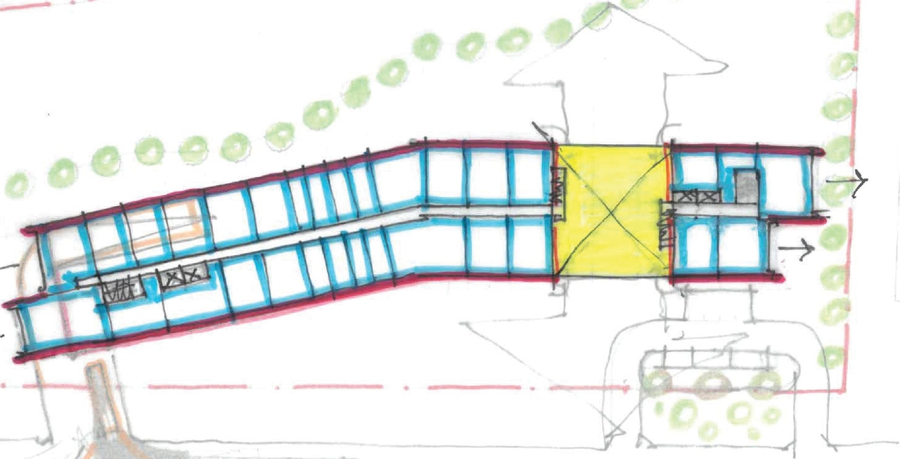 Construction site plan for project from page 14 of the file '2025-12-19 - Architectural & Urban Design Brief - D01-01-25-0026 & D02-02-25-0099'