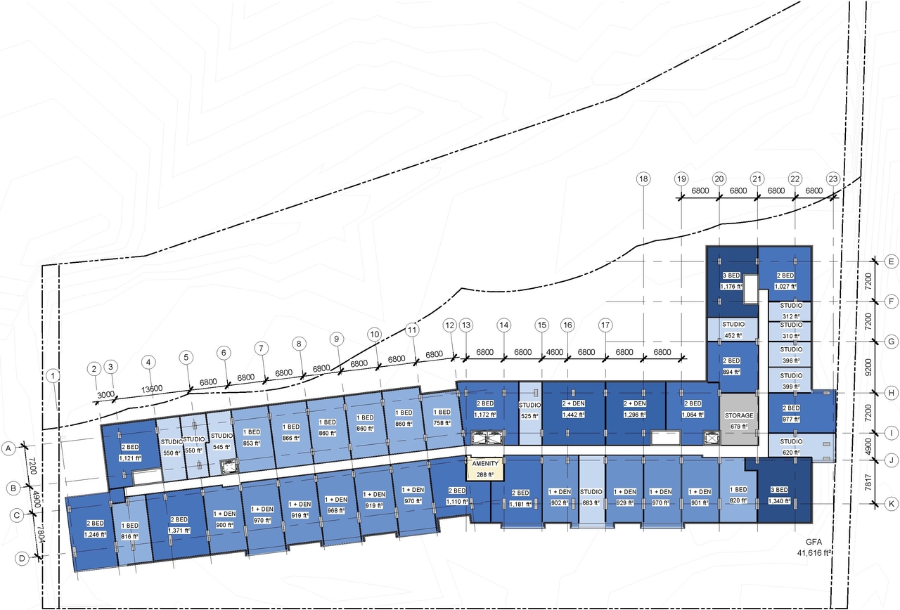 Construction site plan for project from page 26 of the file '2025-12-19 - Architectural & Urban Design Brief - D01-01-25-0026 & D02-02-25-0099'