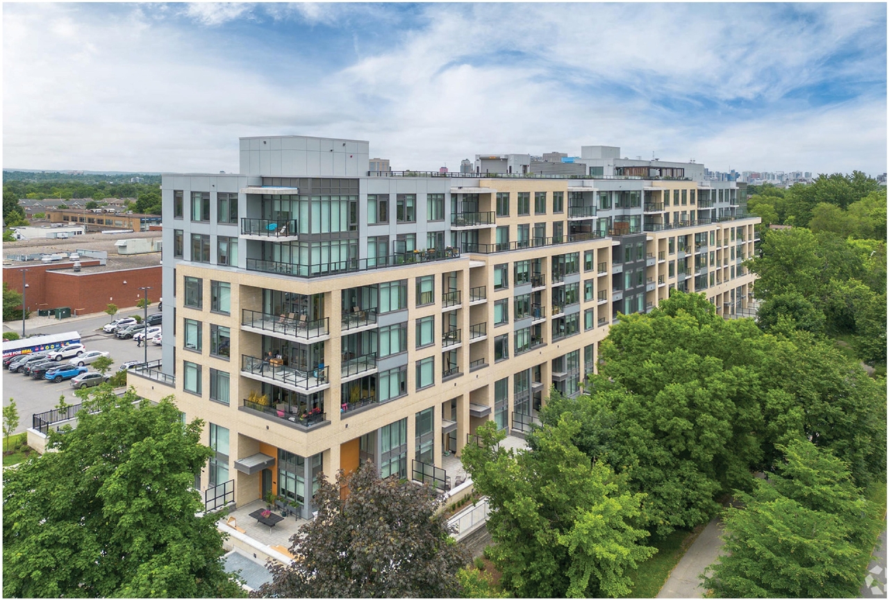 Rendering of building from page 59 of the file '2025-12-19 - Architectural & Urban Design Brief - D01-01-25-0026 & D02-02-25-0099'