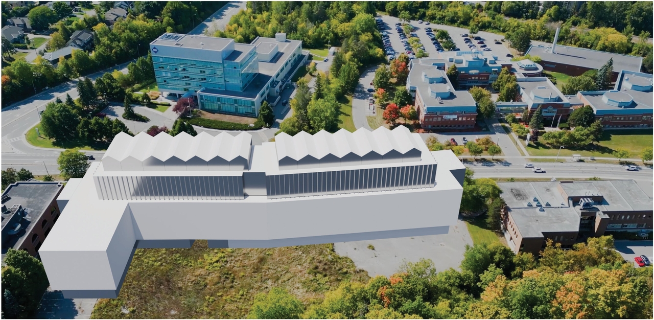 Rendering of building from page 68 of the file '2025-12-19 - Architectural & Urban Design Brief - D01-01-25-0026 & D02-02-25-0099'