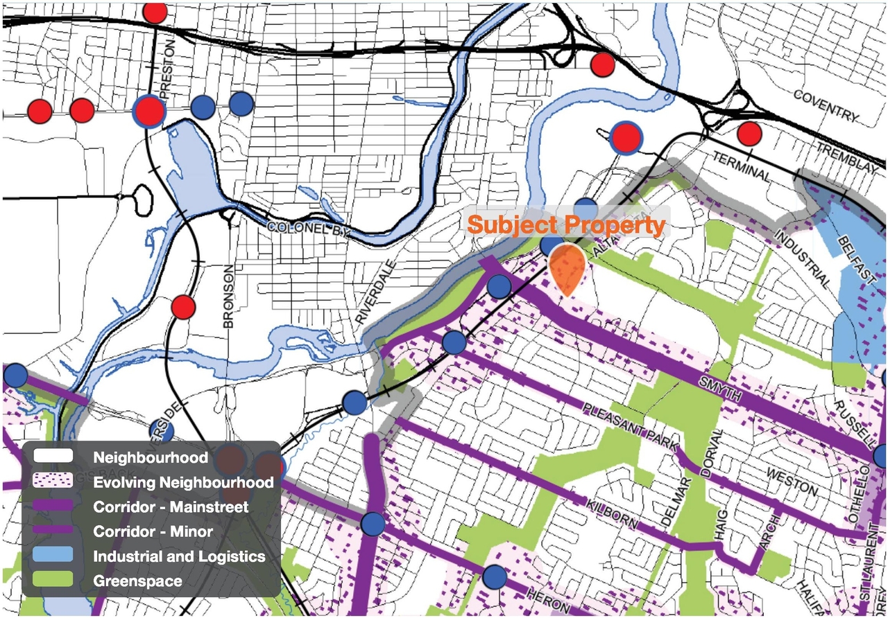 Construction site plan for project from page 81 of the file '2025-12-19 - Architectural & Urban Design Brief - D01-01-25-0026 & D02-02-25-0099'