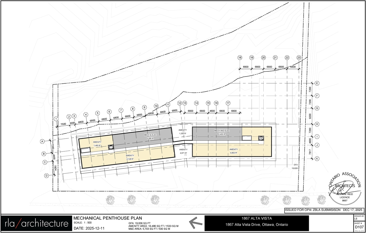 Construction site plan for project from page 8 of the file '2025-12-19 - Floor Plans - D01-01-25-0026 & D02-02-25-0099'