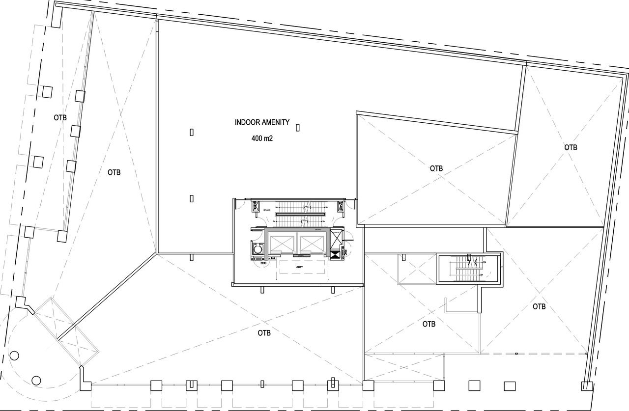 Floor plan for project from page 6 of the file 'D02-02-13-0116 Floor Plans'