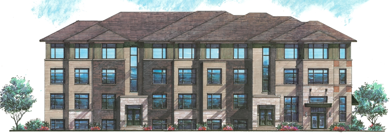 Rendering of building from page 1 of the file 'Stacked, back to back Building's Rendering'