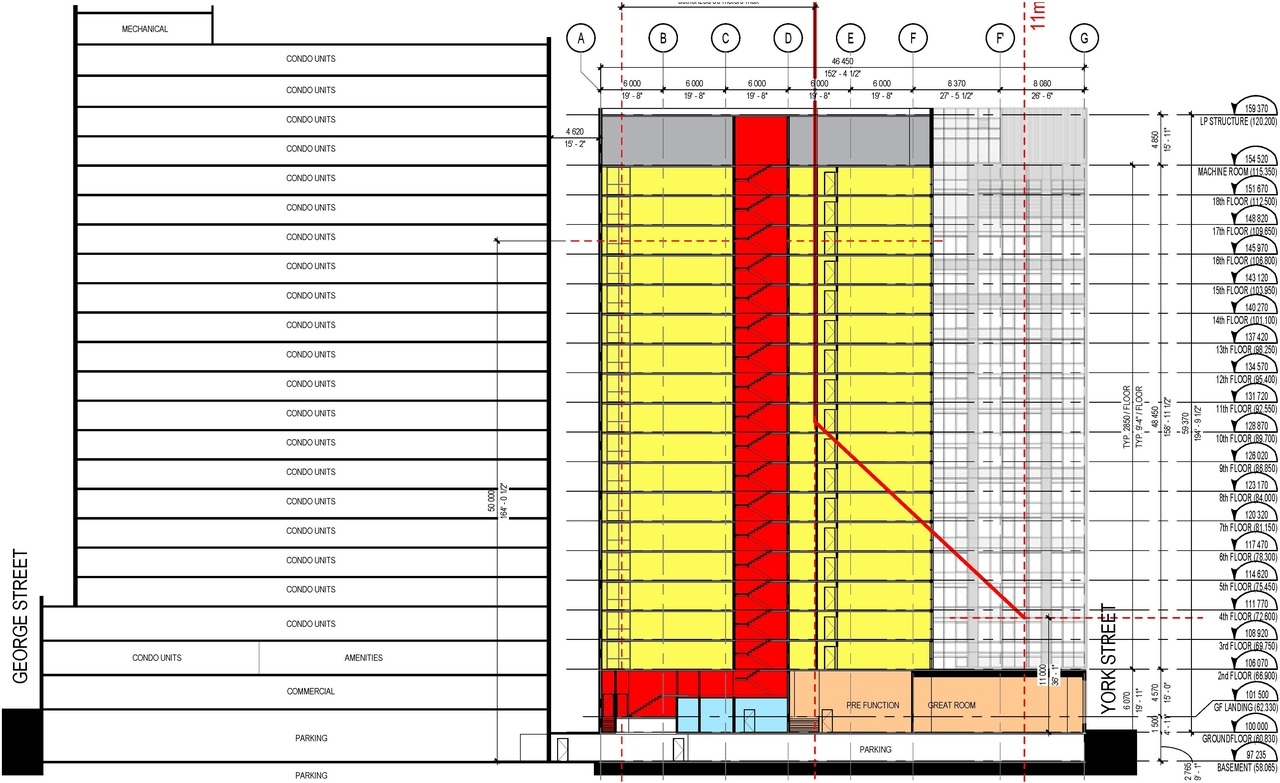 Construction site plan for project from page 20 of the file '2018_06_07_Urban Design Review Panel Submission'