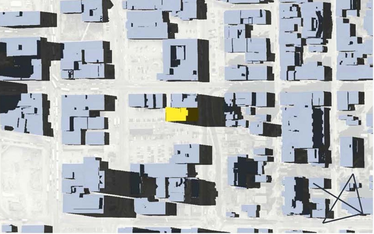 Construction site plan for project from page 25 of the file '2018_04_23 - Design Brief - D02-02-18-0038'