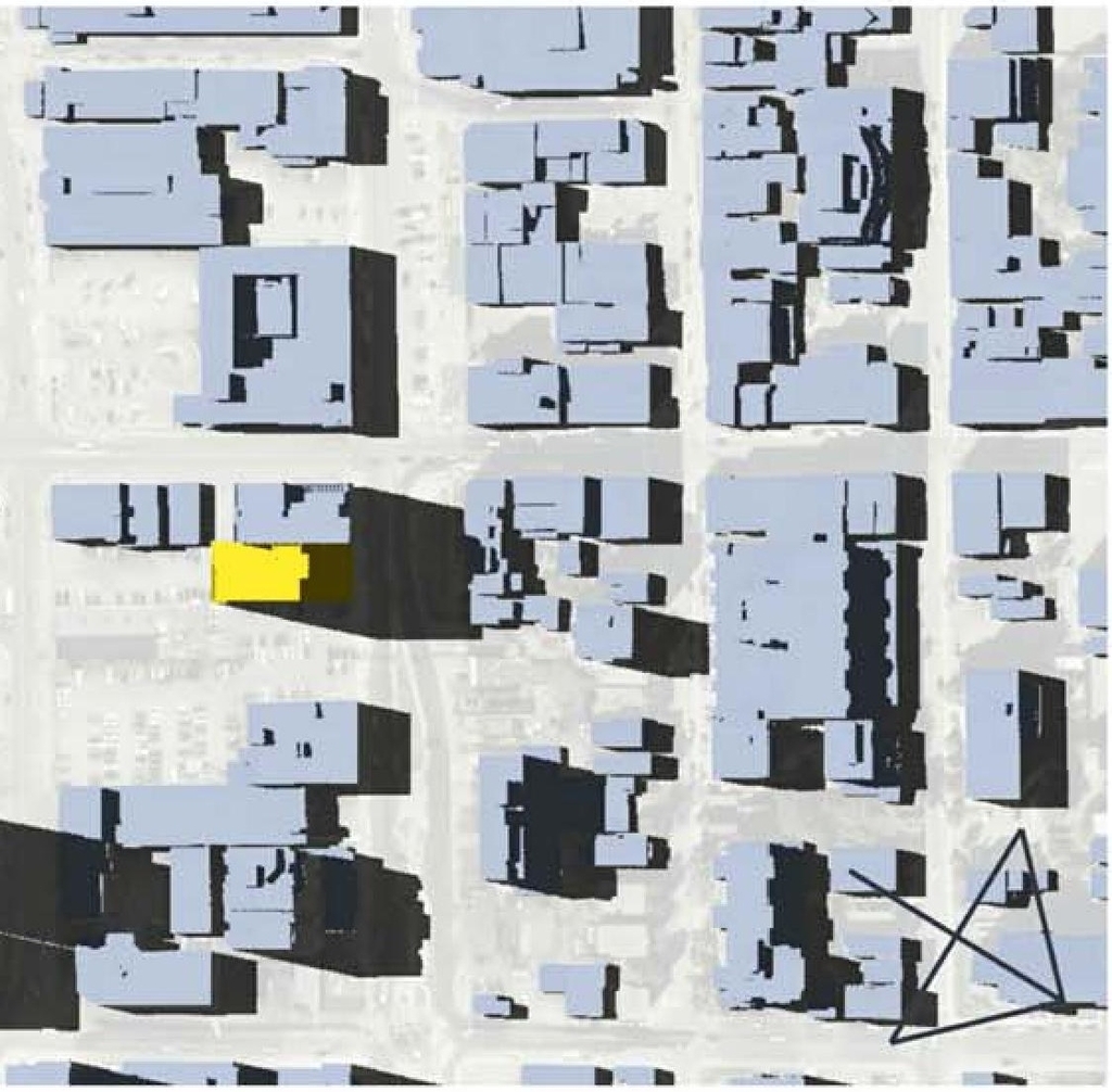 Construction site plan for project from page 27 of the file '2018_04_23 - Design Brief - D02-02-18-0038'