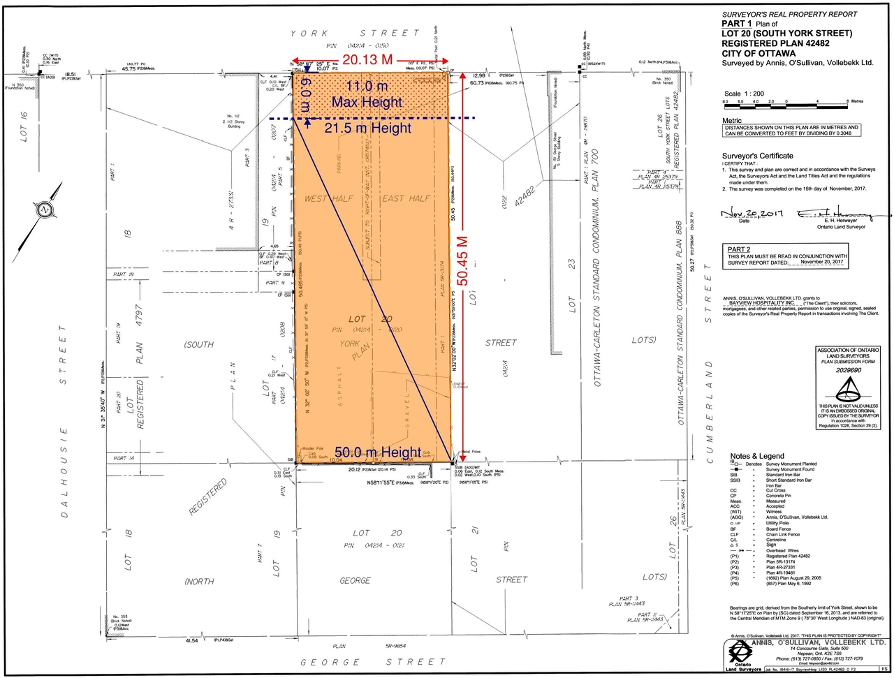Construction site plan for project from page 7 of the file '2018_07_27 - Design Brief - D02-02-18-0071'
