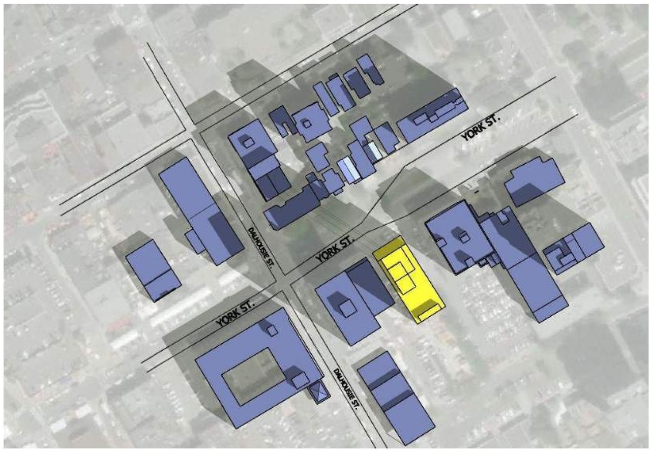 Construction site plan for project from page 17 of the file '2018_07_27 - Design Brief - D02-02-18-0071'