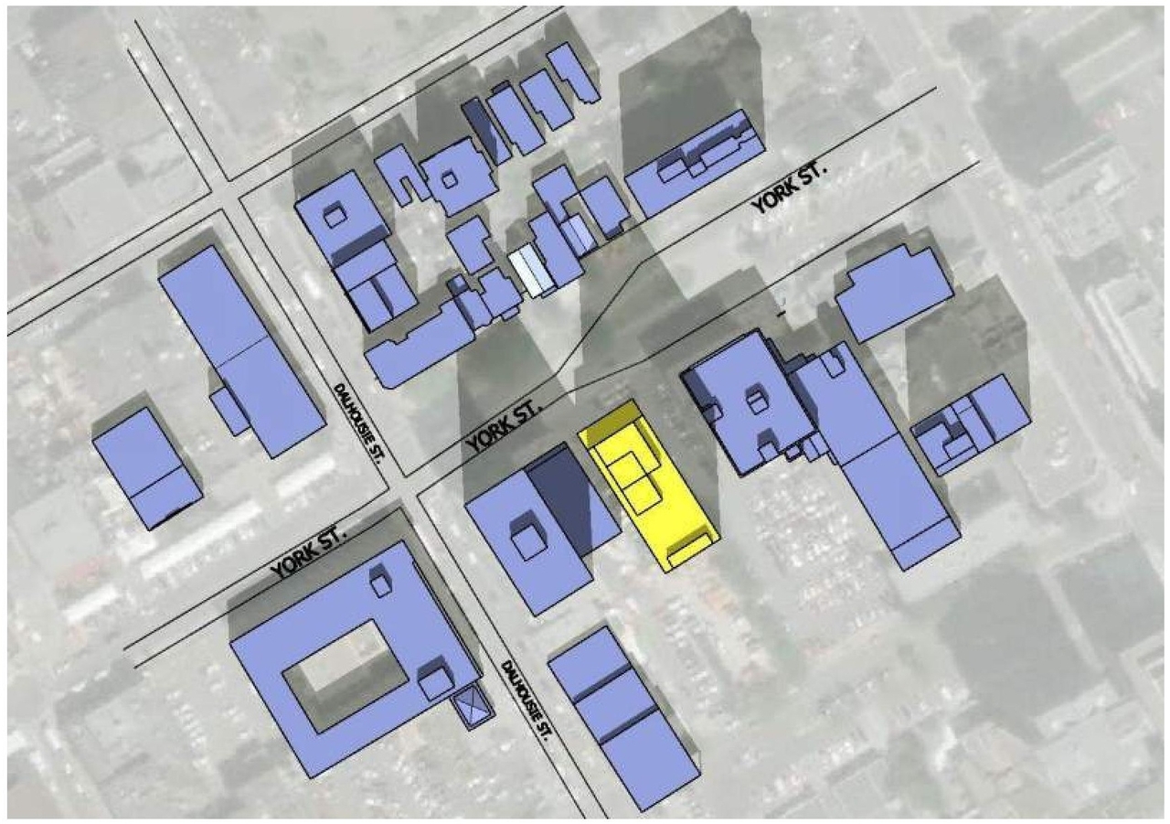 Construction site plan for project from page 17 of the file '2018_07_27 - Design Brief - D02-02-18-0071'
