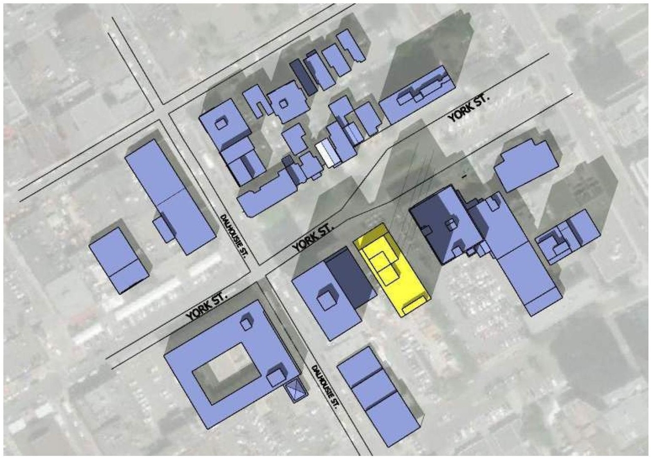 Construction site plan for project from page 18 of the file '2018_07_27 - Design Brief - D02-02-18-0071'