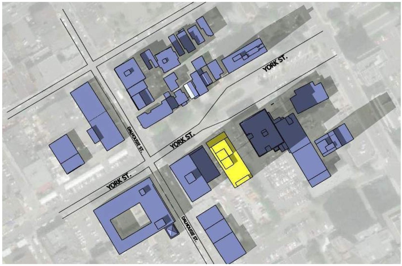 Construction site plan for project from page 18 of the file '2018_07_27 - Design Brief - D02-02-18-0071'