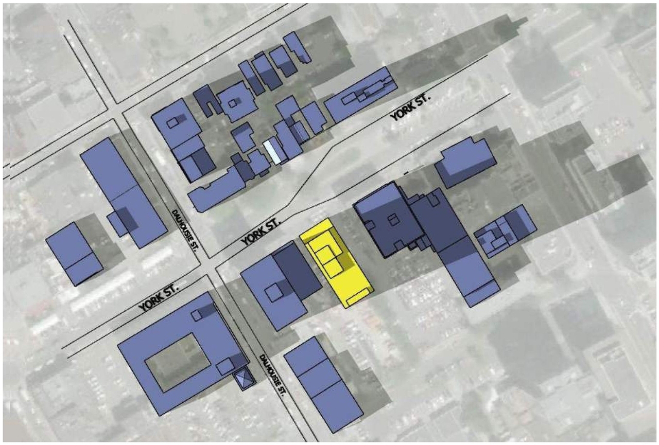 Construction site plan for project from page 18 of the file '2018_07_27 - Design Brief - D02-02-18-0071'