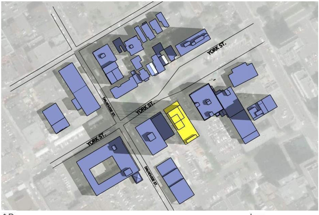 Construction site plan for project from page 19 of the file '2018_07_27 - Design Brief - D02-02-18-0071'