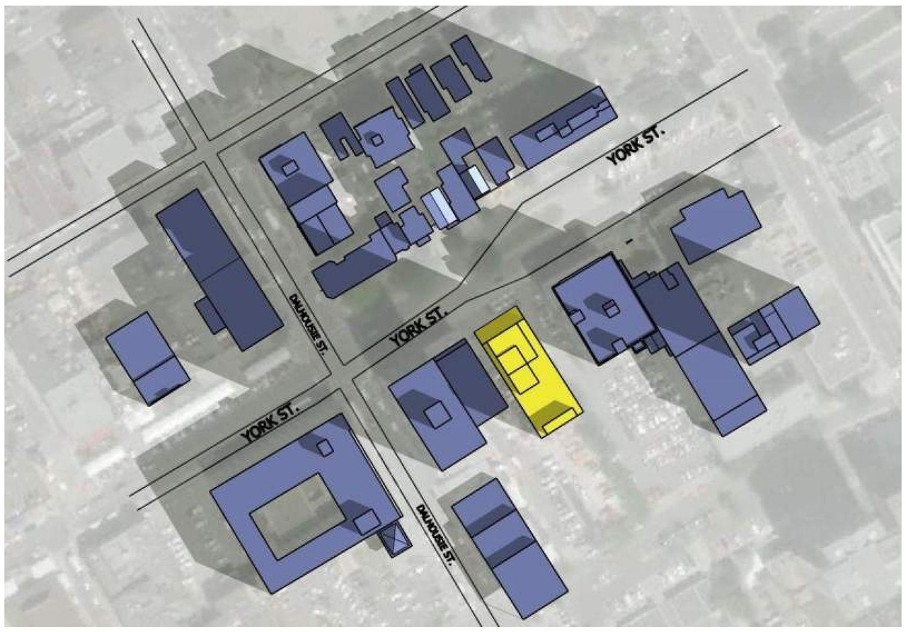 Construction site plan for project from page 20 of the file '2018_07_27 - Design Brief - D02-02-18-0071'
