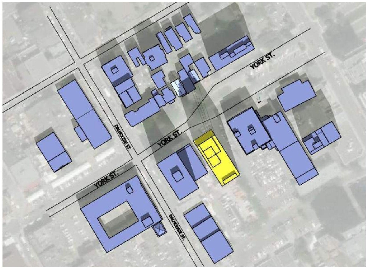 Construction site plan for project from page 20 of the file '2018_07_27 - Design Brief - D02-02-18-0071'