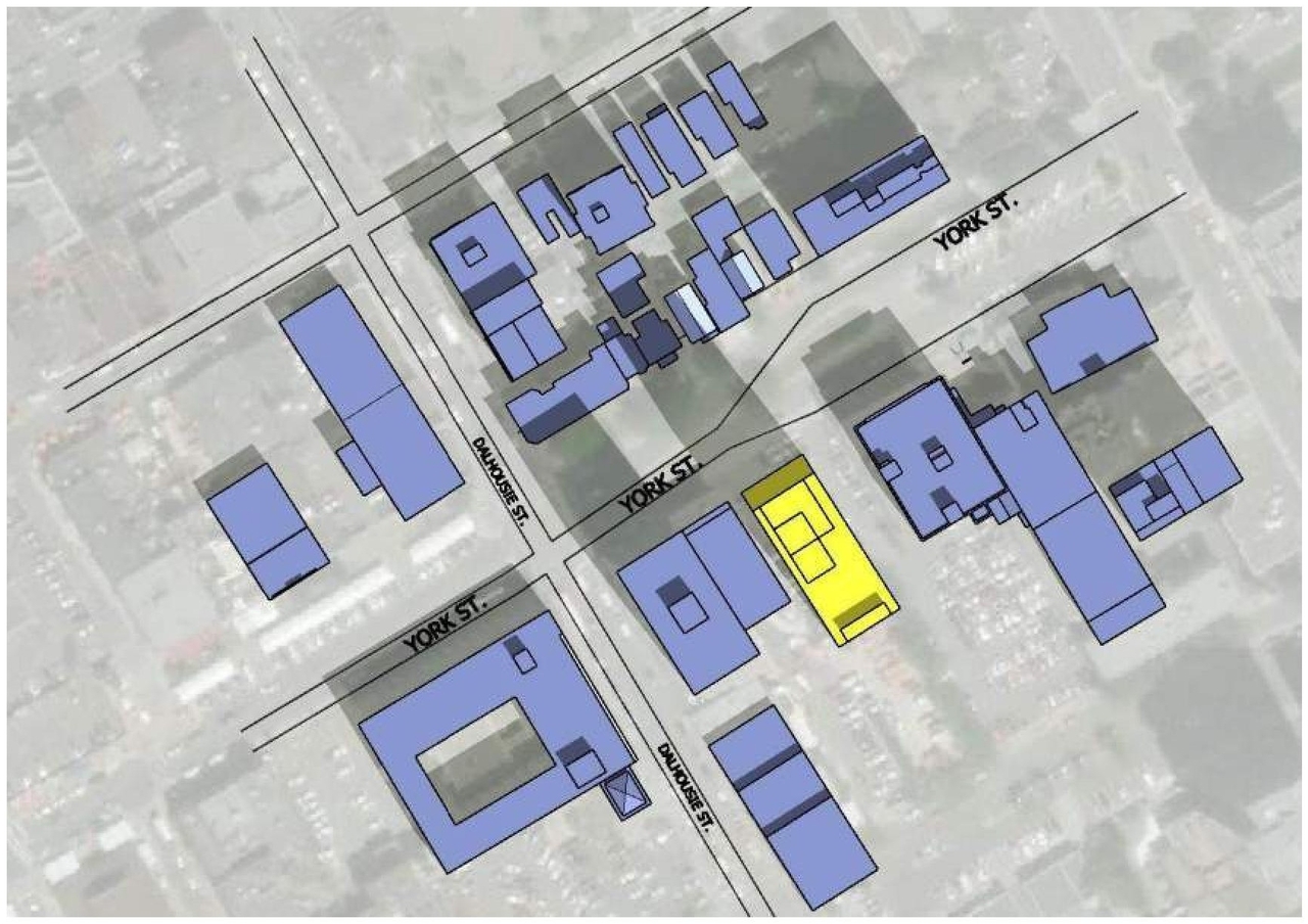 Construction site plan for project from page 20 of the file '2018_07_27 - Design Brief - D02-02-18-0071'