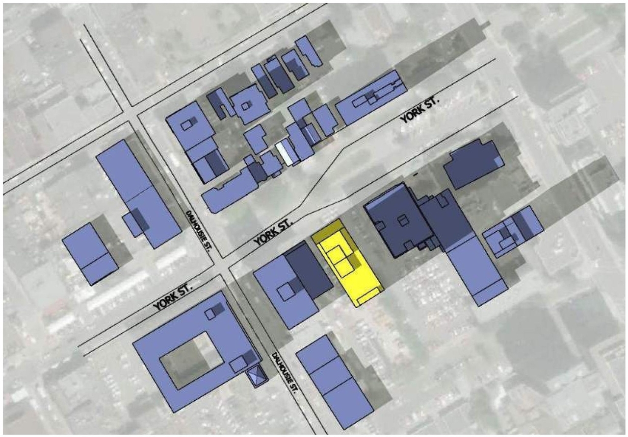 Construction site plan for project from page 21 of the file '2018_07_27 - Design Brief - D02-02-18-0071'