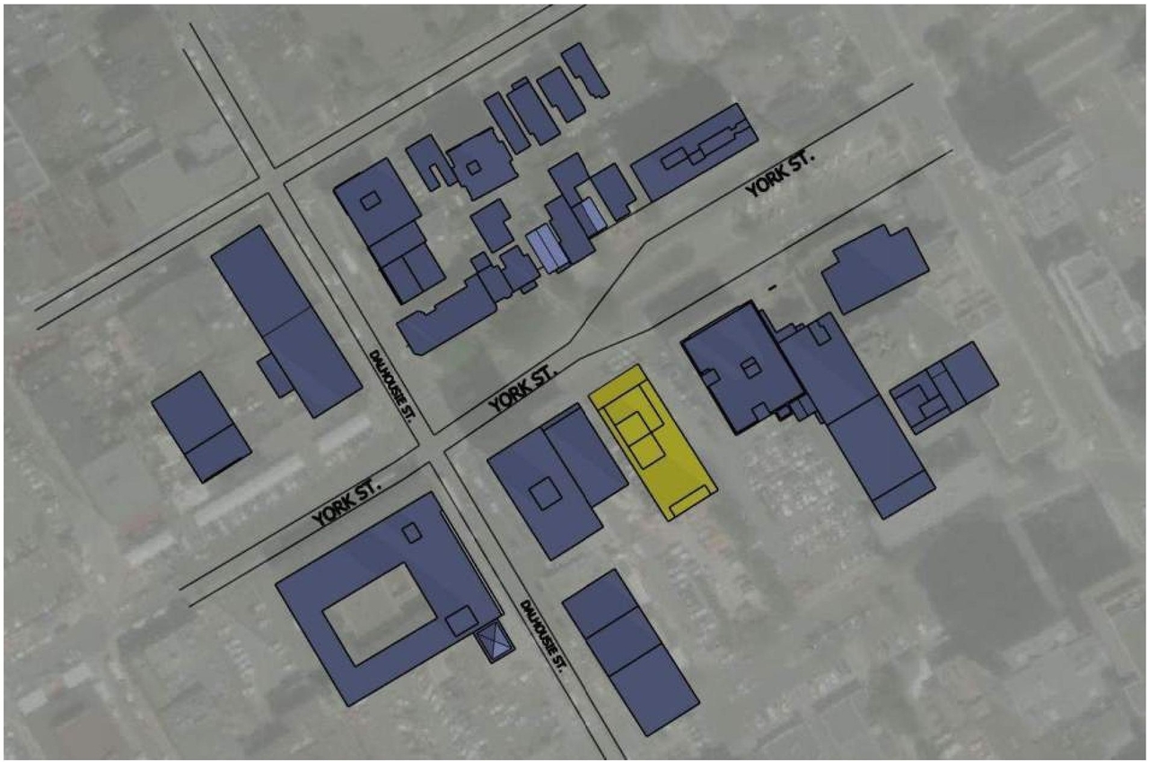 Construction site plan for project from page 22 of the file '2018_07_27 - Design Brief - D02-02-18-0071'