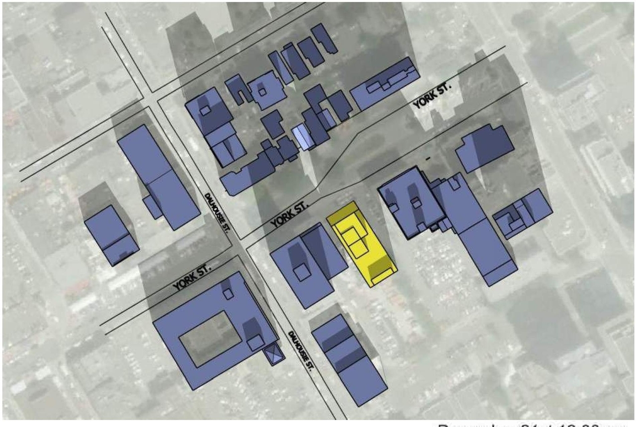 Construction site plan for project from page 22 of the file '2018_07_27 - Design Brief - D02-02-18-0071'