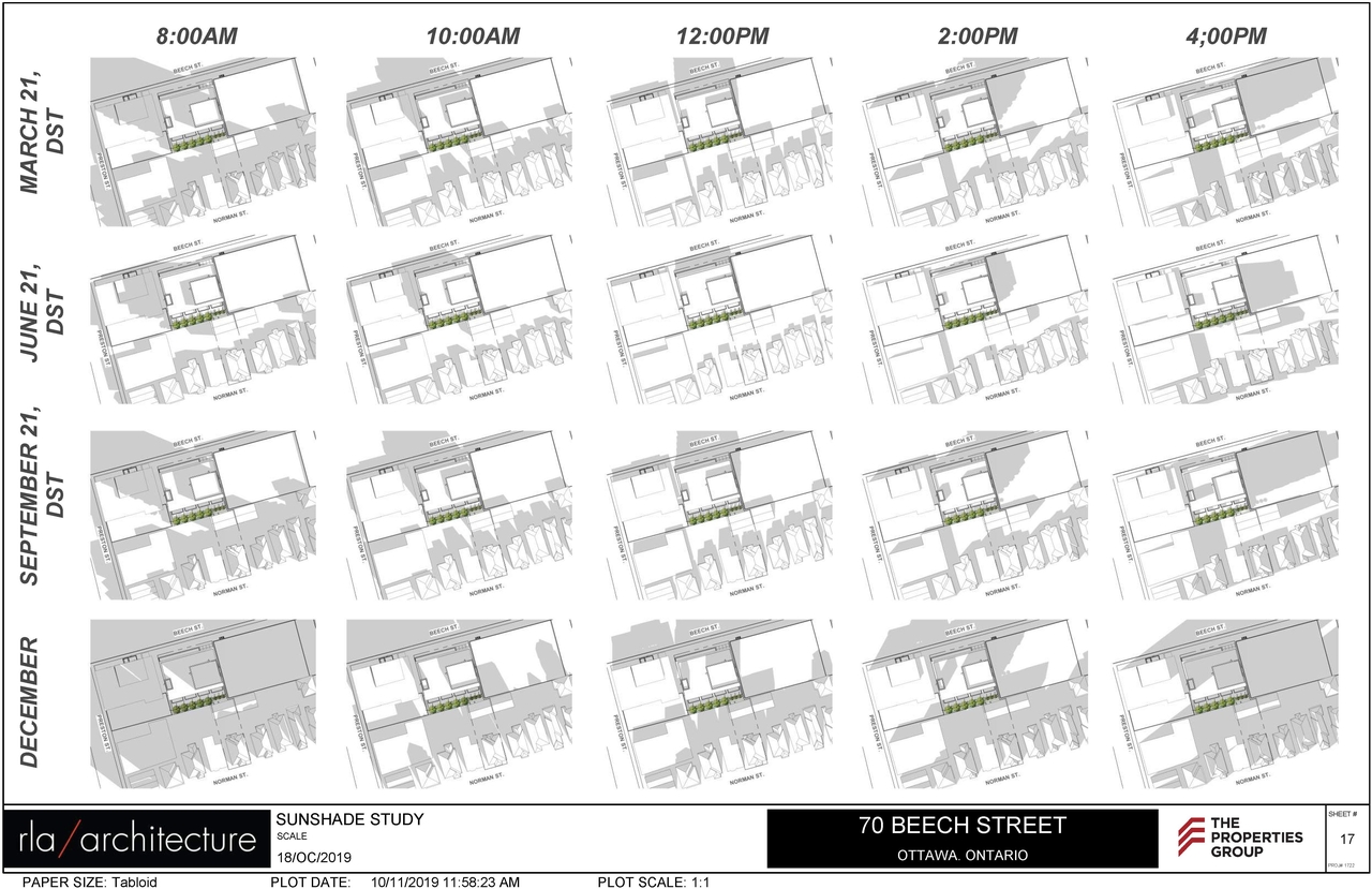 Construction site plan for project from page 16 of the file '2019-10-28 - Design Brief - Urban Design Review Panel - D02-02-19-0031'