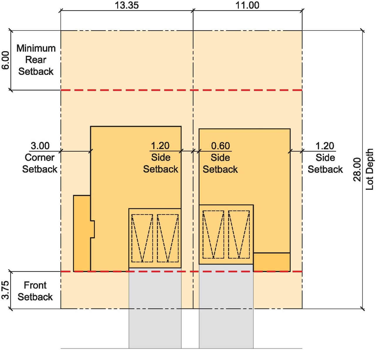 Floor plan for project from page 18 of the file '2021-06-23 - Urban Design - D02-02-19-0123'